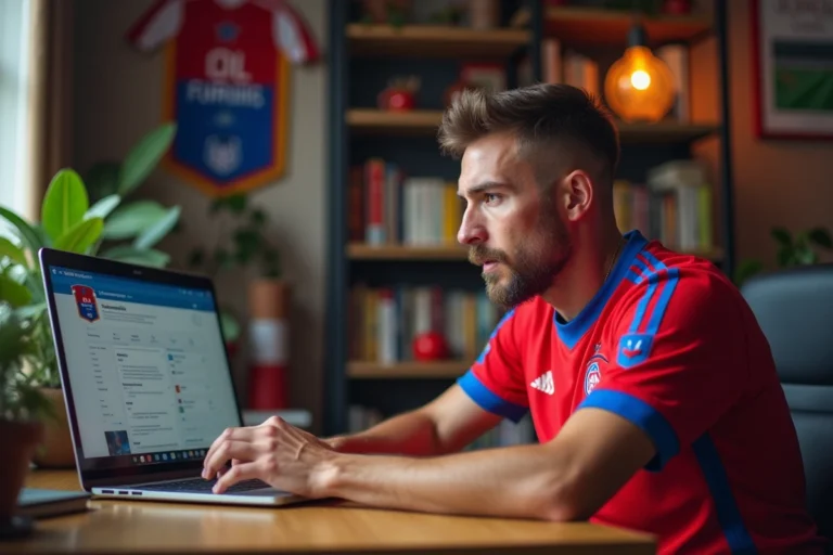 Fan passionné de l'Olympique Lyonnais participant activement sur un forum en ligne dédié à l'OL